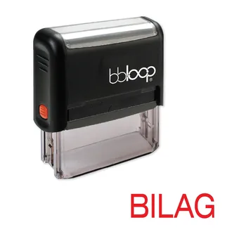 BBloop Danish Language "BILAG" Self-Inking Stamp, Rectangular, Laser Engraved, RED
BBloop Danish Language "BILAG" Self-Inking Stamp, Rectangular, Laser Engraved, RED