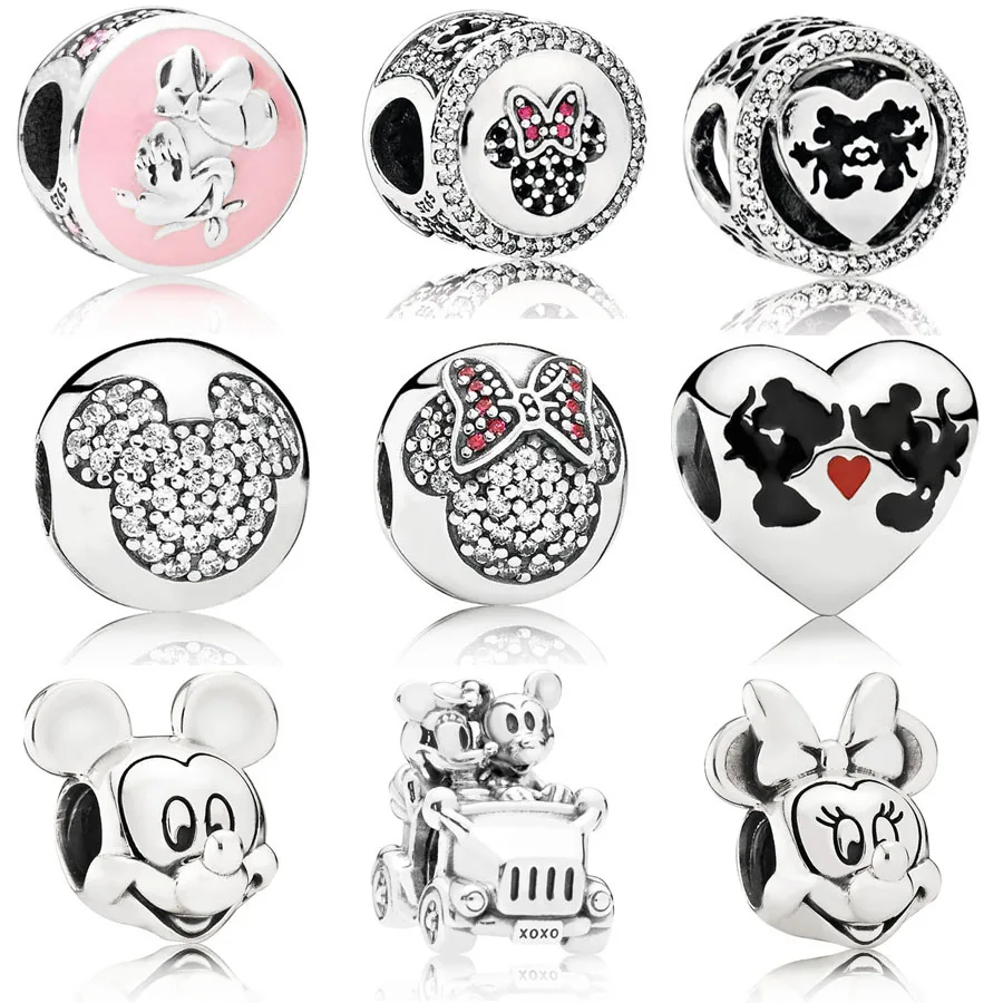 2018 Spring New 100%925 Sterling Silver Mickey&Minnie Clip murano Charm Fit Original pandora Bracelet Glass Bead Diy Jewelry
2018 Spring New 100%925 Sterling Silver Mickey&Minnie Clip murano Charm Fit Original pandora Bracelet Glass Bead Diy Jewelry