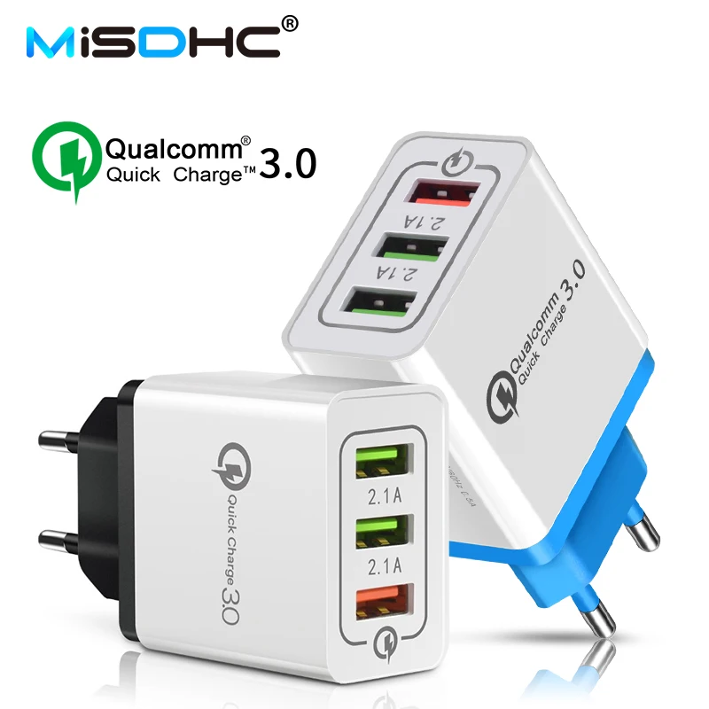 MISHC Quick Charger 3.0 USB Charger Power Wall Adapter for iPhone iPad Samsung Xiaomi Mobile Phones QC3.0 Travel Fast Charger
MISHC Quick Charger 3.0 USB Charger Power Wall Adapter for iPhone iPad Samsung Xiaomi Mobile Phones QC3.0 Travel Fast Charger