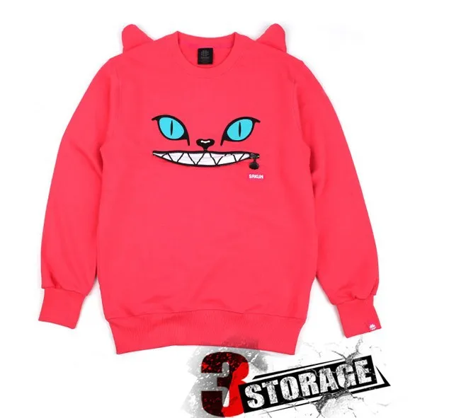 Anime Rooftop Prince Kara RAINBOW Animal Cat Cute Cartoon Hoodie Sweatshirts Women Pink Pullover Cotton Jacket with Zipper Mouth
Anime Rooftop Prince Kara RAINBOW Animal Cat Cute Cartoon Hoodie Sweatshirts Women Pink Pullover Cotton Jacket with Zipper Mouth