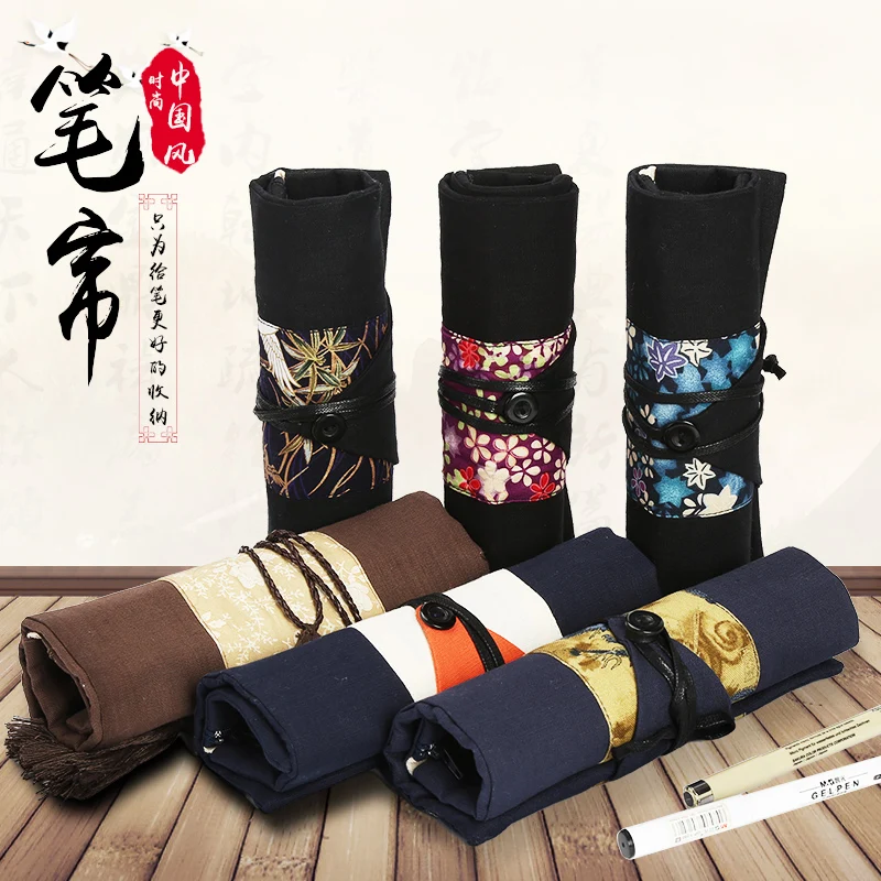 Chinese style Restoring ancient ways canvas large capacity students drawing Pencil Bags (not include the pens) free shipping
Chinese style Restoring ancient ways canvas large capacity students drawing Pencil Bags (not include the pens) free shipping