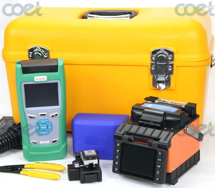 Fiber Splicing Machine JILONG KL-520 Kit w/ Fiber Cleaver + 1550nm/30dB QX30 Fiber Optic OTDR Combine
Fiber Splicing Machine JILONG KL-520 Kit w/ Fiber Cleaver + 1550nm/30dB QX30 Fiber Optic OTDR Combine