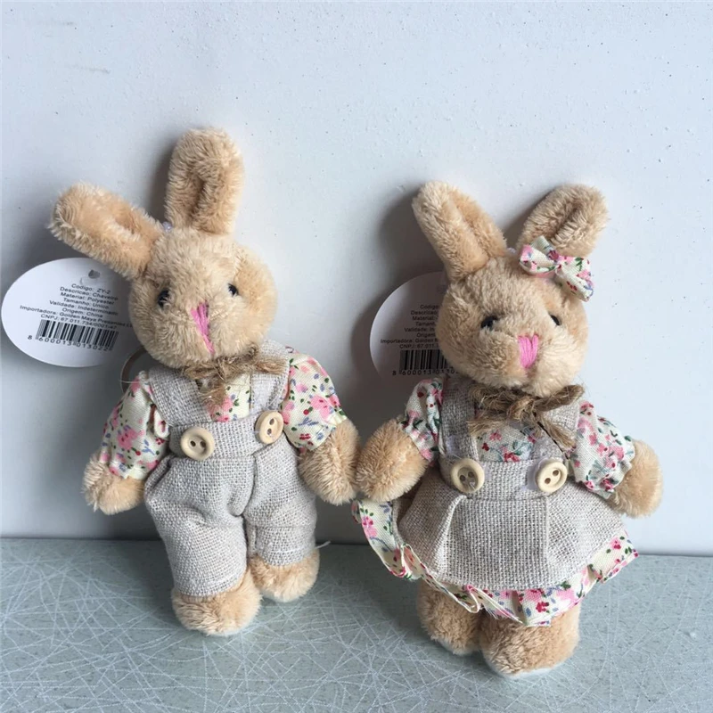11CM Couple Bear Rabbit Plush Keychain Floral Cloth Small Pendant Toy,Rabbit Bunny Dolls Key Bag Pendants Lovers Friends Gift
11CM Couple Bear Rabbit Plush Keychain Floral Cloth Small Pendant Toy,Rabbit Bunny Dolls Key Bag Pendants Lovers Friends Gift