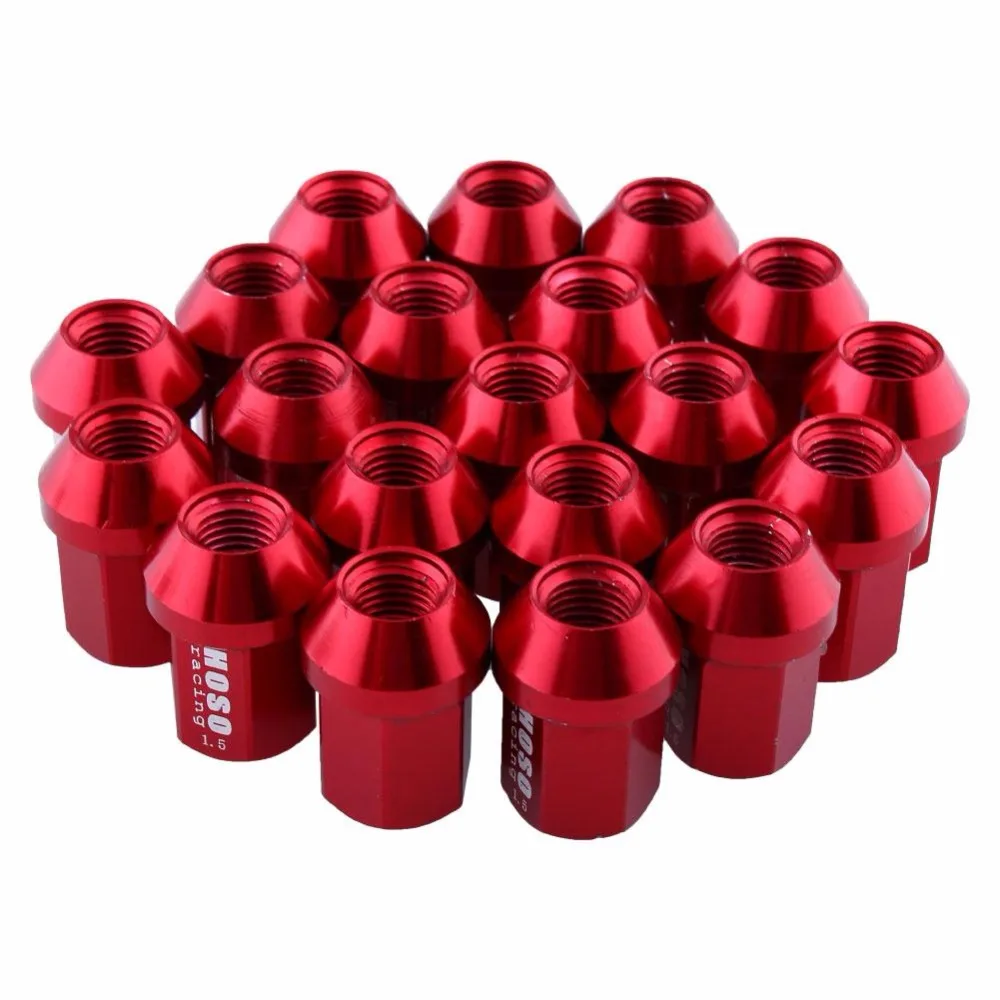 Image 20 Ps Red Wheel Lug Nuts Screw For HONDA