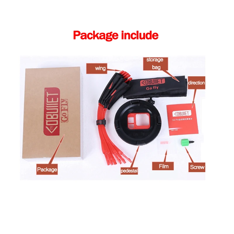 For GoPro 5 Parachute Bird Fly Photography Bracket Stand For Go Pro Hero 5 Hero 6 Hero 7 Camera Frame Aerial View Accessories
For GoPro 5 Parachute Bird Fly Photography Bracket Stand For Go Pro Hero 5 Hero 6 Hero 7 Camera Frame Aerial View Accessories