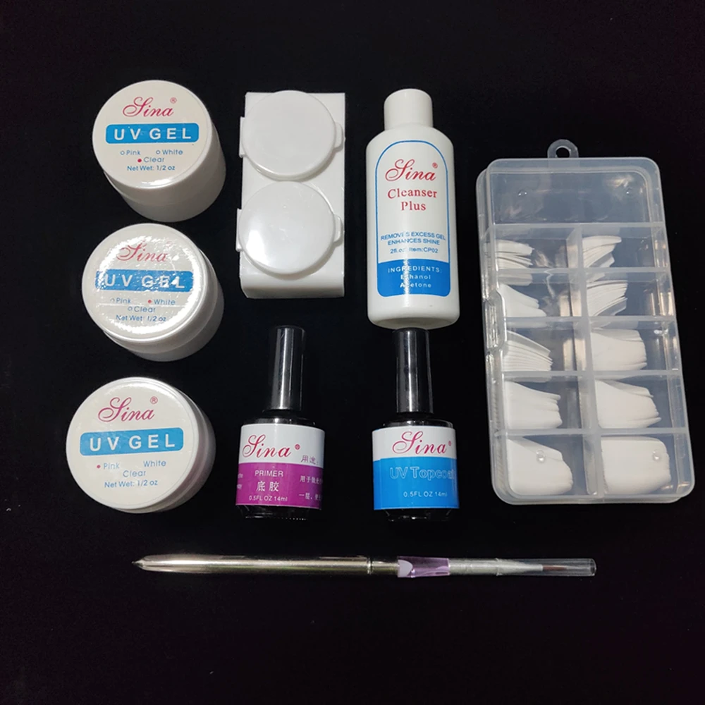 Top & Base coat gel varnish UV Gel Nail Extension Gels Kit for Nails Set Builder Nail Art Tips UV Gel Polish Manicure
Top & Base coat gel varnish UV Gel Nail Extension Gels Kit for Nails Set Builder Nail Art Tips UV Gel Polish Manicure