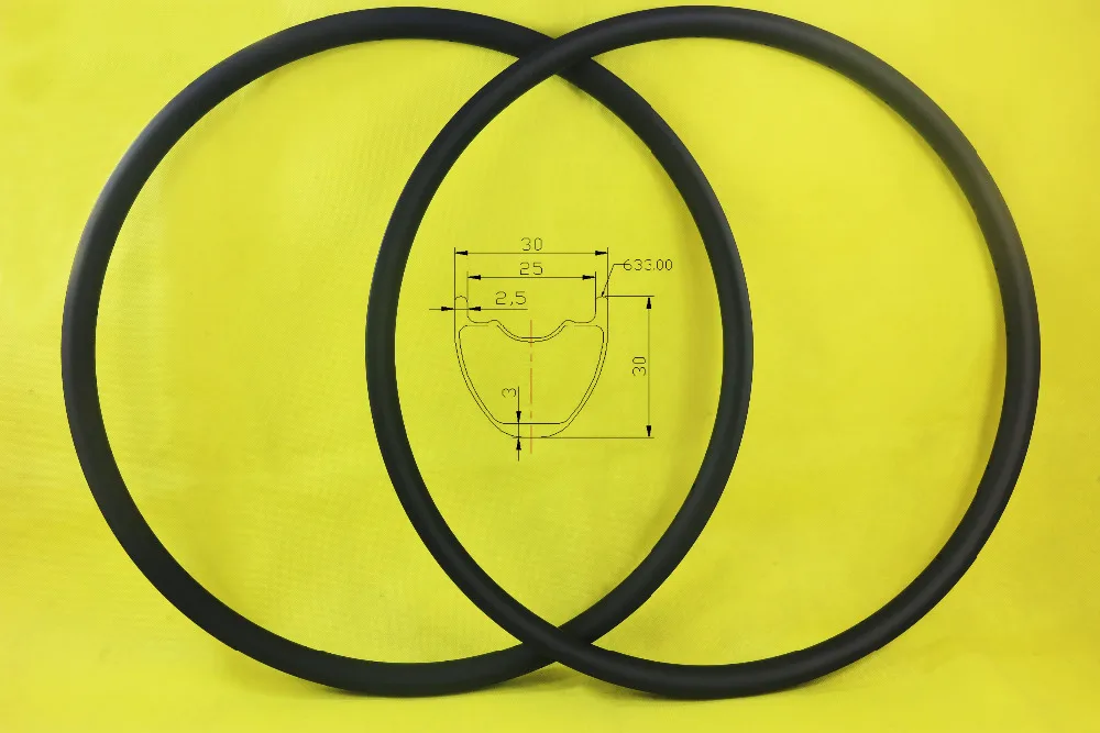 29er MTB XC carbon bike rims hookless 30mm width 30mm depth tubeless clincher UD 3K 12K twill 29" crosscountry cycling Wheel
29er MTB XC carbon bike rims hookless 30mm width 30mm depth tubeless clincher UD 3K 12K twill 29" crosscountry cycling Wheel