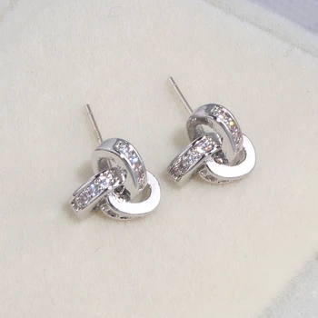 High Quality Classic Sliver Color Geometry Cubic Zirconia Stud Earring for Women Girl Wedding Earrings Jewelry Femme Gifts WX221
High Quality Classic Sliver Color Geometry Cubic Zirconia Stud Earring for Women Girl Wedding Earrings Jewelry Femme Gifts WX221