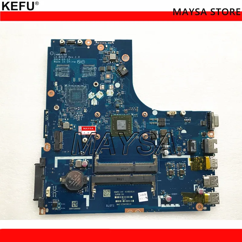 ZAWBA/BB LA B291P материнская плата для Lenovo B50 45 ноутбука (для AMD E1 6010 CPU) тест
