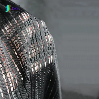 Fashion Dress Summer Shirt Coat Diy Sew Material Hollow Black Cloth Knit Square Grid Small Hole Soft Black Stripe Mesh Fabric
Fashion Dress Summer Shirt Coat Diy Sew Material Hollow Black Cloth Knit Square Grid Small Hole Soft Black Stripe Mesh Fabric