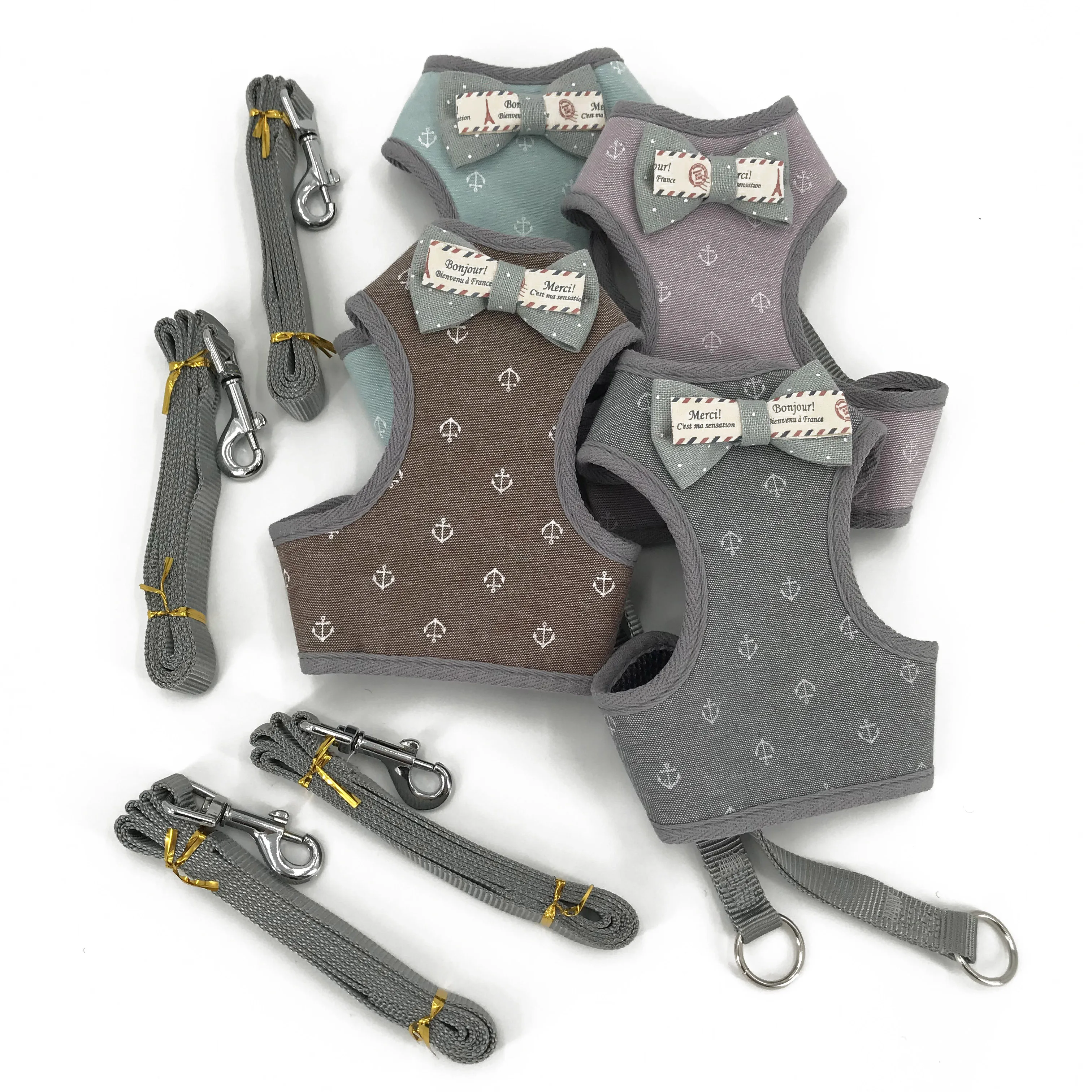 Dog Collar with Dog Leash Set for Small Meduim Dogs Pet Clothes Collar With Bell & Bow Green/Gray/Brown/Purple
Dog Collar with Dog Leash Set for Small Meduim Dogs Pet Clothes Collar With Bell & Bow Green/Gray/Brown/Purple