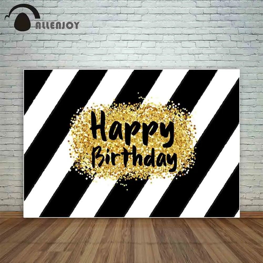 Allenjoy golden polka dots birthday black white stripes celebration portrait door fotografia backgrounds photo backdrop camera
Allenjoy golden polka dots birthday black white stripes celebration portrait door fotografia backgrounds photo backdrop camera