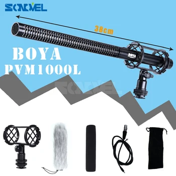 BOYA BY-PVM1000L Professional Broadcast Condenser Shotgun Interview Microphone for Canon Nikon Sony Video Cameras & Camcorders
BOYA BY-PVM1000L Professional Broadcast Condenser Shotgun Interview Microphone for Canon Nikon Sony Video Cameras & Camcorders