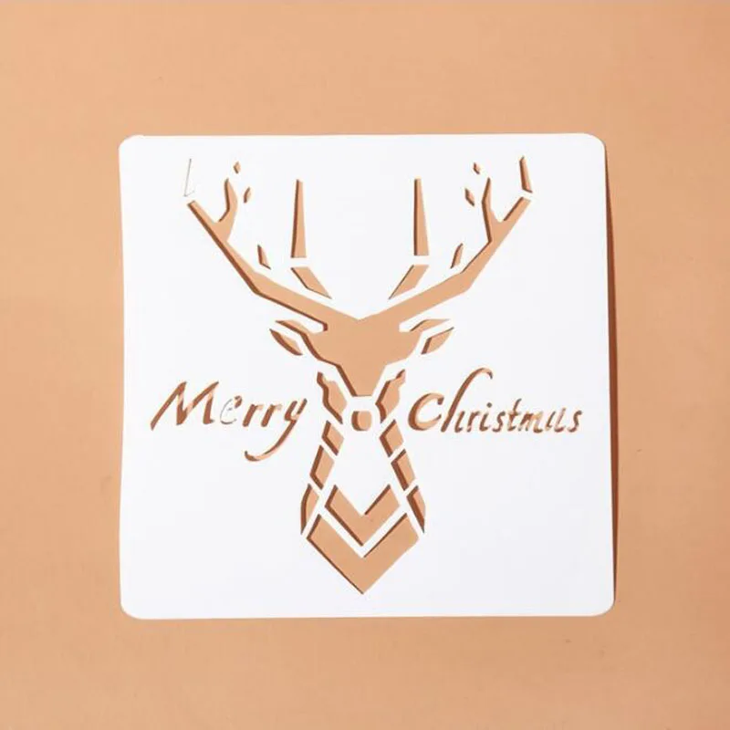 Stencil Deer Christmas Layering Painting Template For Walls DIY Scrapbooking Coloring Embossing Accessories Decoration Reusable
Stencil Deer Christmas Layering Painting Template For Walls DIY Scrapbooking Coloring Embossing Accessories Decoration Reusable
