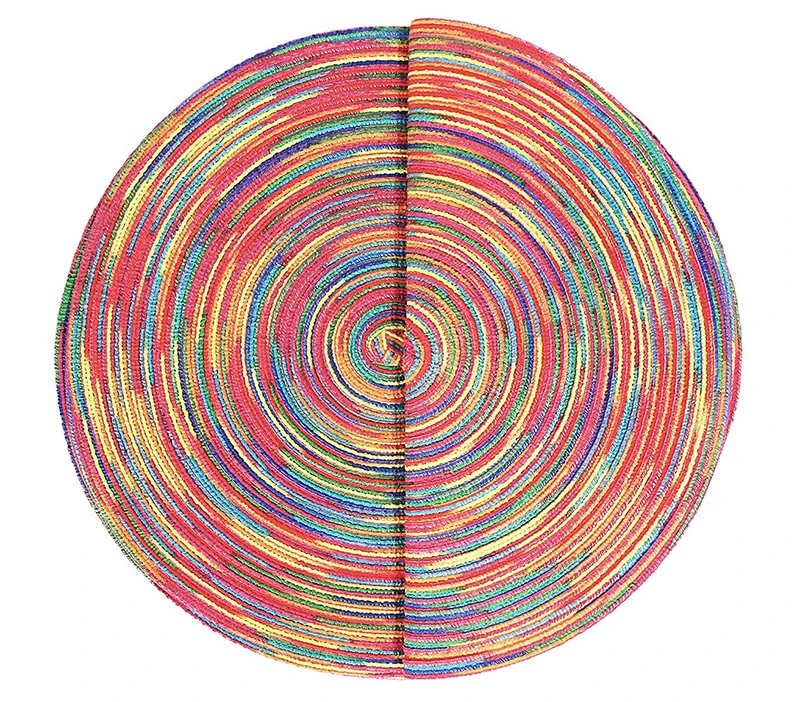 Promotion - Homedecor Placemats, 36CM Colorful Round Place Mats for Kitchen Dining Table Non-Slip Washable
Promotion - Homedecor Placemats, 36CM Colorful Round Place Mats for Kitchen Dining Table Non-Slip Washable