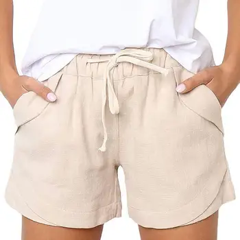 Women Summer Casual Drawstring Shorts Mid Waist Solid Drawstring, Beach Shorts with Pockets Daily
Women Summer Casual Drawstring Shorts Mid Waist Solid Drawstring, Beach Shorts with Pockets Daily