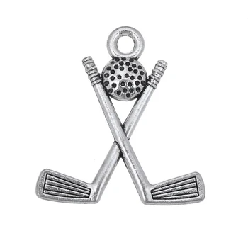 50PCS Vintage Ancient Silver Golf Sports Pendant Charms Jewelry Accessories For DIY Handmade Keychains,Bracelets Making
50PCS Vintage Ancient Silver Golf Sports Pendant Charms Jewelry Accessories For DIY Handmade Keychains,Bracelets Making