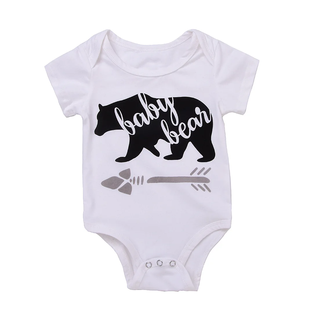 Summer White Newborn Romper Cartoon Bear Printed Baby Rompers Infant Fashion Baby Boys Girls Clothing
Summer White Newborn Romper Cartoon Bear Printed Baby Rompers Infant Fashion Baby Boys Girls Clothing