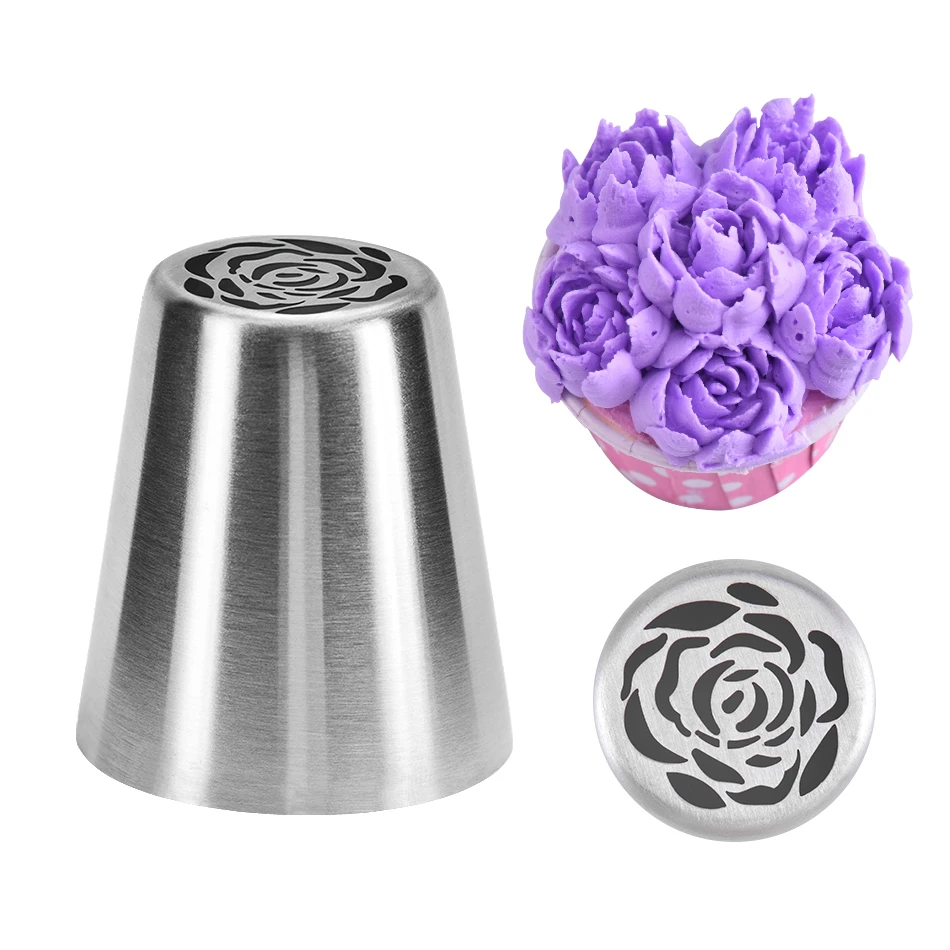 Drop Rose Flower Cake Chocolate Russian Nozzles Stainless Steel Icing Piping Nozzle Pastry Tips DIY Baking Decorating Tools
Drop Rose Flower Cake Chocolate Russian Nozzles Stainless Steel Icing Piping Nozzle Pastry Tips DIY Baking Decorating Tools