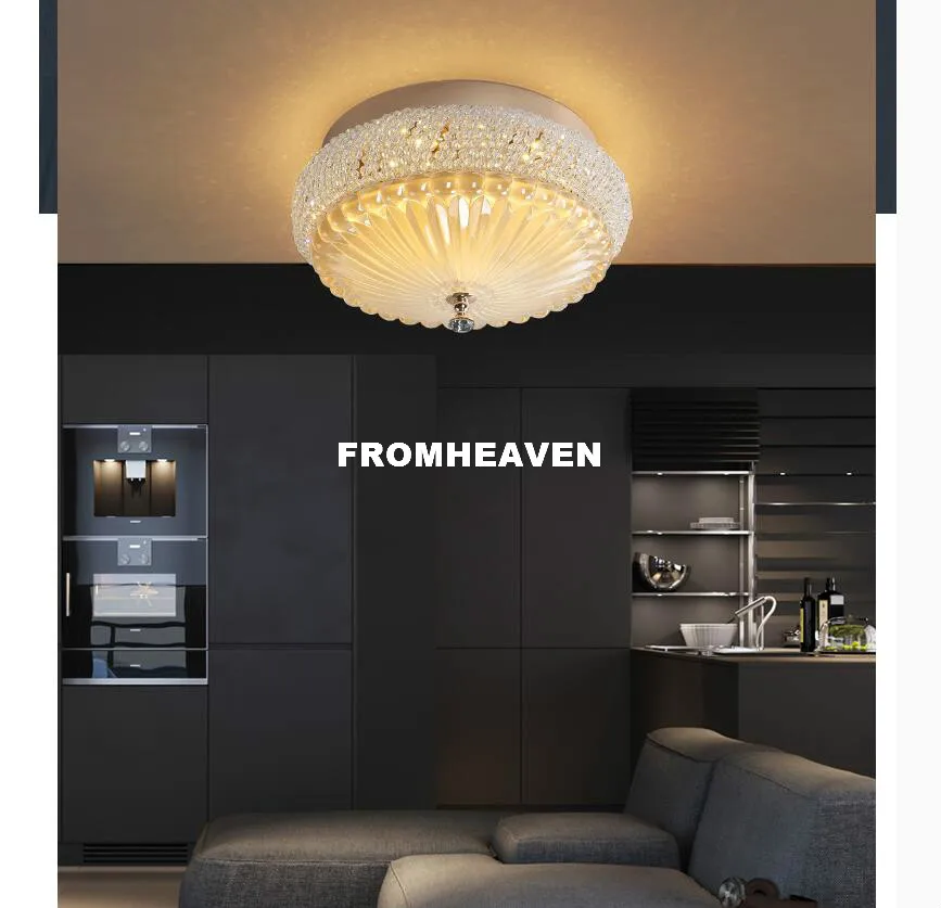 D35cm/D45cm K9 Crystal Ceiling Light Fixture Gold Ceiling Light Lighting Lamp Flush Mount Guaranteed 100% AC LED Ceiling Lamps
D35cm/D45cm K9 Crystal Ceiling Light Fixture Gold Ceiling Light Lighting Lamp Flush Mount Guaranteed 100% AC LED Ceiling Lamps
