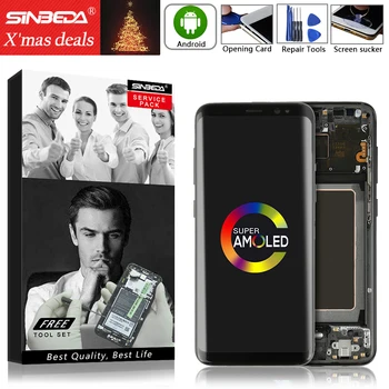 Super AMOLED For Samsung Galaxy S8 LCD Display Touch Screen Digitizer with Frame G950F For Samsung S8 G950 Display Burn-Shadow
Super AMOLED For Samsung Galaxy S8 LCD Display Touch Screen Digitizer with Frame G950F For Samsung S8 G950 Display Burn-Shadow