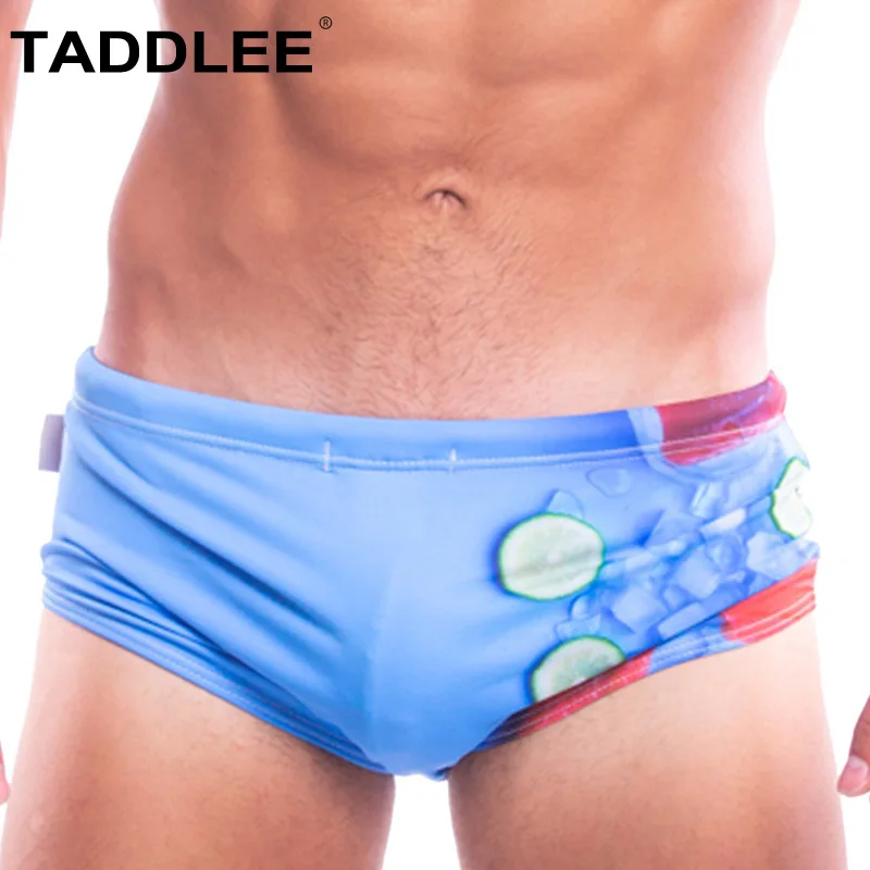 

Taddlee Brand Sexy Swimsuits Men Swimwear Swimming Boxer Briefs Bikini 3D Print Low Rise Boardshorts Surfing Trunks Shorts Gay