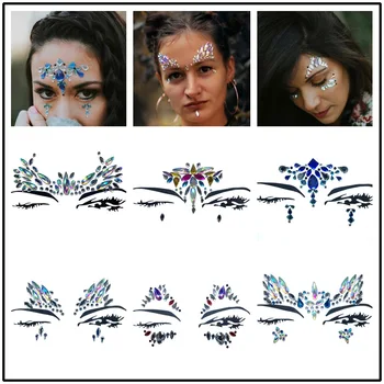 Temporary Tattoo Face Jewelry Gems Rhinestone Decoration Party Makeup Body Shining Festival Flash Tattoos Body Art Stickers
Temporary Tattoo Face Jewelry Gems Rhinestone Decoration Party Makeup Body Shining Festival Flash Tattoos Body Art Stickers