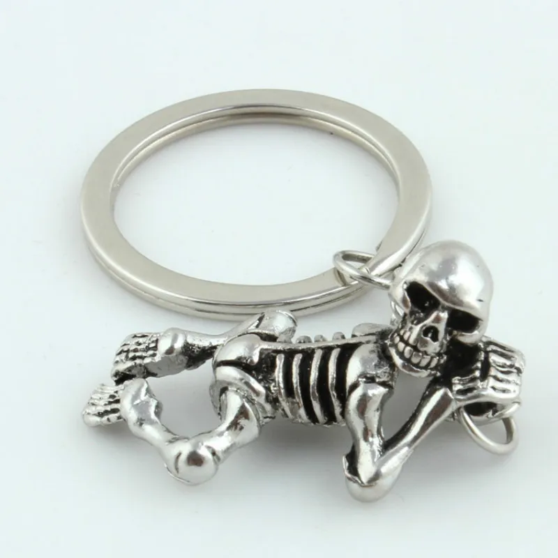 SPINNER Hot Sale small Car Skull Rubber Keychain Skeleton Punk Key Chain Bag Car Keys Holder Charm Keyring
SPINNER Hot Sale small Car Skull Rubber Keychain Skeleton Punk Key Chain Bag Car Keys Holder Charm Keyring