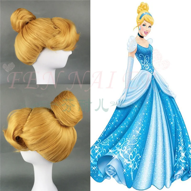 Halloween Cinderella Princess Cosplay Wig Yellow wig Role Play Classic Cinderella Updo Styled Role Play Wig + Wig Cap
Halloween Cinderella Princess Cosplay Wig Yellow wig Role Play Classic Cinderella Updo Styled Role Play Wig + Wig Cap