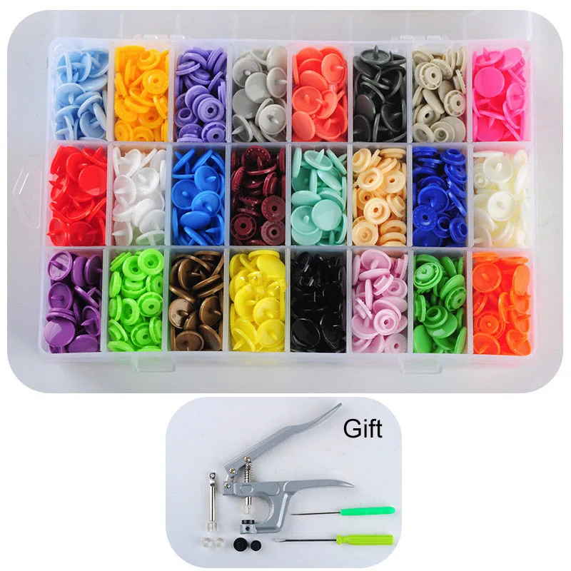360 Sets 24 Color Plastic Resin Snap Button+Upgraded U Shape Fastener Snap Tool Pliers Clothes Button Press Machine Sewing Tool
360 Sets 24 Color Plastic Resin Snap Button+Upgraded U Shape Fastener Snap Tool Pliers Clothes Button Press Machine Sewing Tool