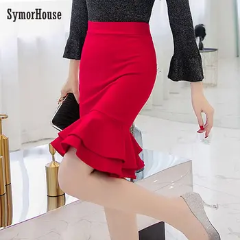 SymorHouse New High Waist Ruffles Mermaid Skirt Elegant Women Skirts Sexy Package Hip Fashion Skirt Cute Ladies pencil Skirt 5XL
SymorHouse New High Waist Ruffles Mermaid Skirt Elegant Women Skirts Sexy Package Hip Fashion Skirt Cute Ladies pencil Skirt 5XL