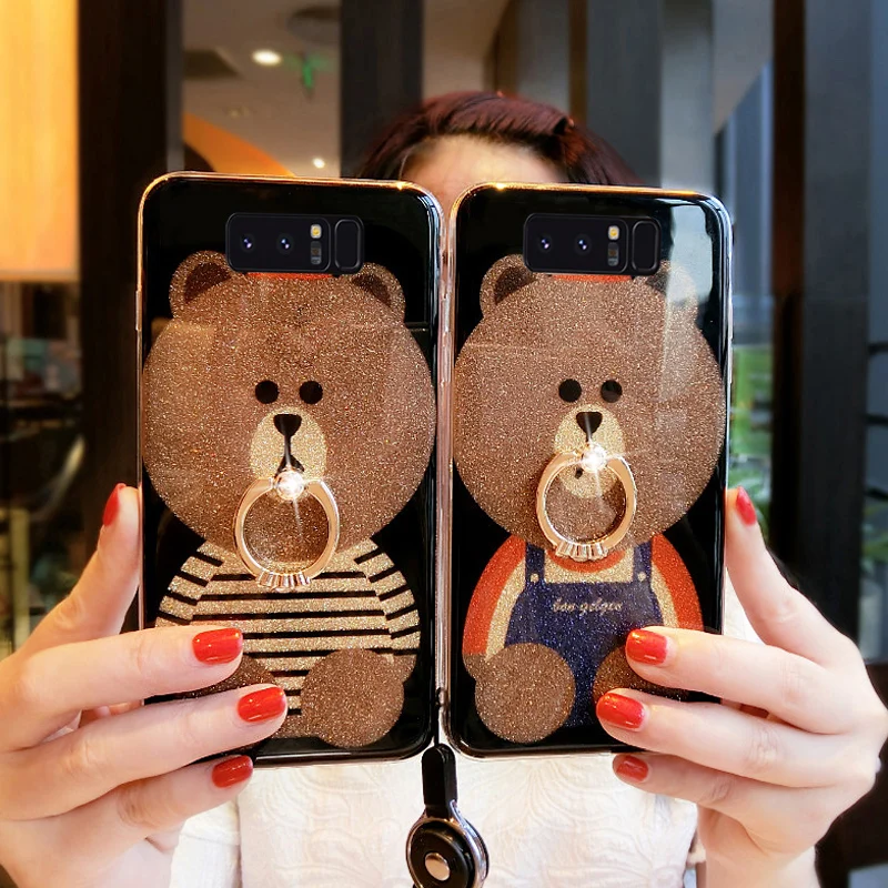 Glitter bear bling diamond ring tpu+pc case for samsung s7 edge s8 plus note8 j5 j7 j3 2017 pro j2 prime s9 plus A8 plus 2018
Glitter bear bling diamond ring tpu+pc case for samsung s7 edge s8 plus note8 j5 j7 j3 2017 pro j2 prime s9 plus A8 plus 2018
