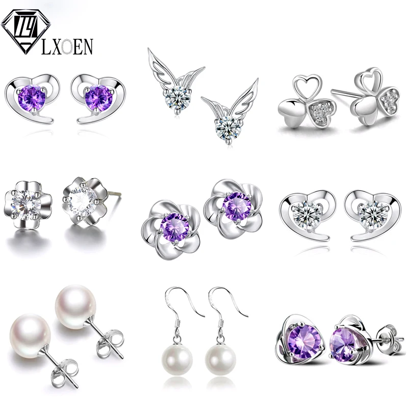LXOEN Fashion Round Small Stud Earrings Zirconia Men And Women Studs Ear Silver color Crystal Earrings Pulseras Mujer Gifts
LXOEN Fashion Round Small Stud Earrings Zirconia Men And Women Studs Ear Silver color Crystal Earrings Pulseras Mujer Gifts