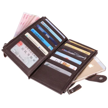 Wholesale Genuine Leather Wallet Clutch Wallet Brand Luxury Wallet Male Purse Double Zipper Wallets Coin Purse Phone Pocket
Wholesale Genuine Leather Wallet Clutch Wallet Brand Luxury Wallet Male Purse Double Zipper Wallets Coin Purse Phone Pocket