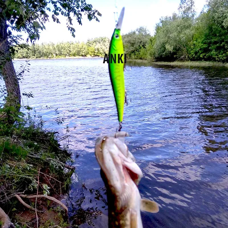 ANKI Japan FAITH CUSTOM JERKBAIT floating Crank jerk Bait Minnow long cast Wobblers Fishing lure Bait sharp HOOK 16g 110mm
ANKI Japan FAITH CUSTOM JERKBAIT floating Crank jerk Bait Minnow long cast Wobblers Fishing lure Bait sharp HOOK 16g 110mm