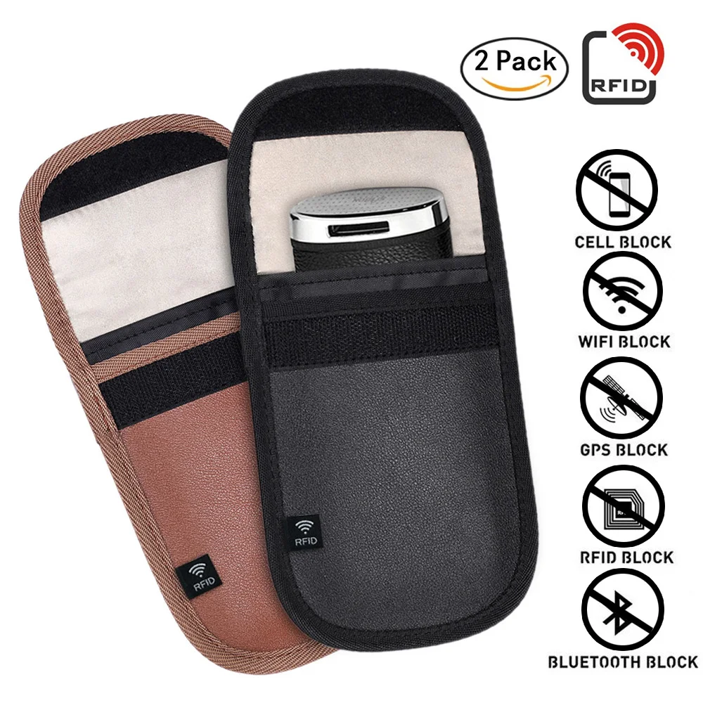 2Pcs Car Key Phone Bag Car Fob Signal Blocker Faraday Bag Signal Blocking Bag Shielding Wallet Case for mobile Car Accessories
2Pcs Car Key Phone Bag Car Fob Signal Blocker Faraday Bag Signal Blocking Bag Shielding Wallet Case for mobile Car Accessories
