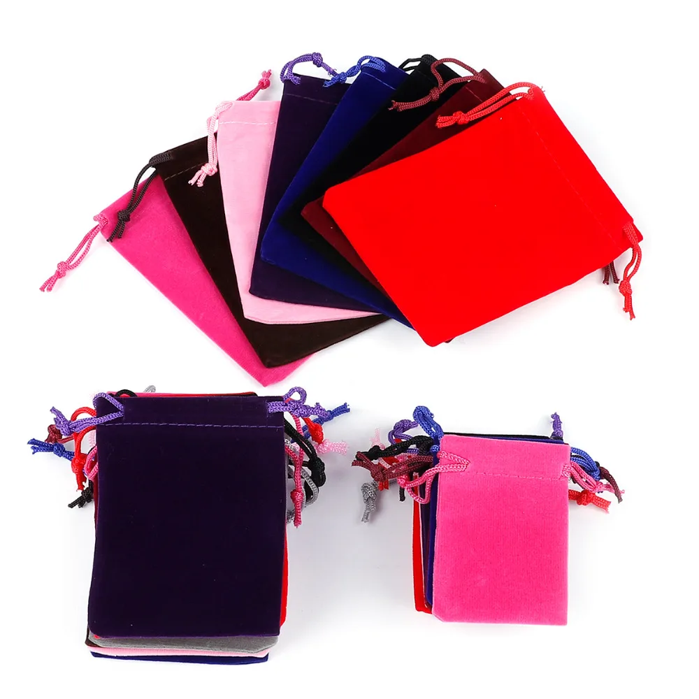 Wholesale 5x7cm/7x9cm/9x12cm/10x15cm Coloful Velvet Pouches Jewelry Packaging Display Drawstring Packing Gift Bags & Pouches
Wholesale 5x7cm/7x9cm/9x12cm/10x15cm Coloful Velvet Pouches Jewelry Packaging Display Drawstring Packing Gift Bags & Pouches