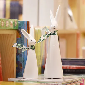 New Arrivals Modern Ceramic Rabbit Handmade Crafts Figurines Creative Home Decoration Ornaments Lovely White Couple Statues
New Arrivals Modern Ceramic Rabbit Handmade Crafts Figurines Creative Home Decoration Ornaments Lovely White Couple Statues