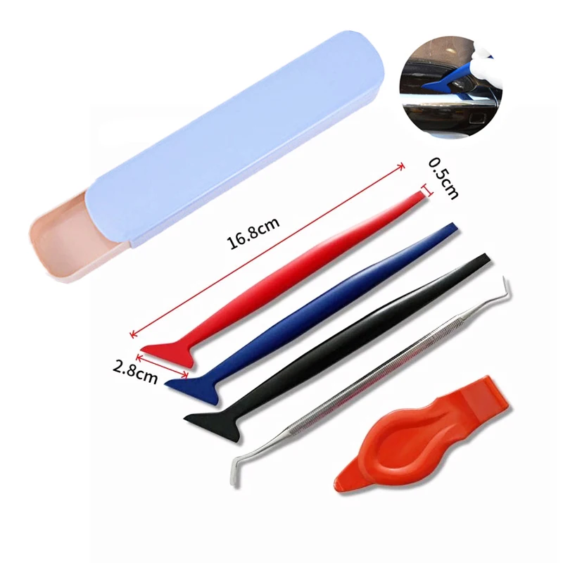 5PCS Car Stickers Corner Decorate Scraper for Window Tint Application Car Vinyl Wrap Tuck Tools Gasket Micro Squeegee
5PCS Car Stickers Corner Decorate Scraper for Window Tint Application Car Vinyl Wrap Tuck Tools Gasket Micro Squeegee