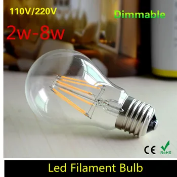 1pcs 2W 4W 6W 8W E27 Led Filament Bulb 220v 110v Dimmable Edison Retro Bubble Lampada Led E27 Candle Light Lamp Indoor Lighting
1pcs 2W 4W 6W 8W E27 Led Filament Bulb 220v 110v Dimmable Edison Retro Bubble Lampada Led E27 Candle Light Lamp Indoor Lighting