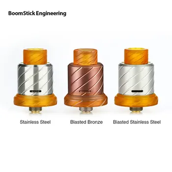 New Brand Italian BoomStick Engineering Reaper 18mm RDA with BF Pin Supports Single Coil and Dual Coil Building Squonk RDA Tank
New Brand Italian BoomStick Engineering Reaper 18mm RDA with BF Pin Supports Single Coil and Dual Coil Building Squonk RDA Tank