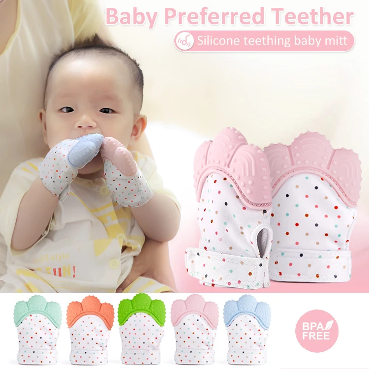 Baby Teether Silicone Teething Glove Natural Thumb Sound Teether Silicone Teething Mitten Mitt 1 piece
Baby Teether Silicone Teething Glove Natural Thumb Sound Teether Silicone Teething Mitten Mitt 1 piece