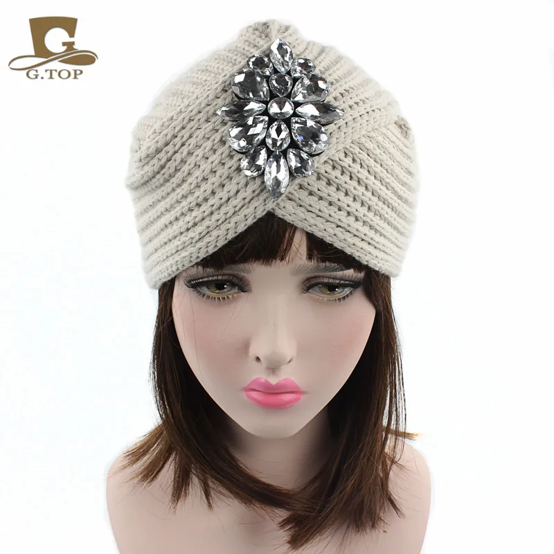 2016 New Fashion Ladies Winter Warm Turban Soft Rhinestone Knit Headband Bling Beanie Crochet Headwrap Women Hat Cap Hairband
2016 New Fashion Ladies Winter Warm Turban Soft Rhinestone Knit Headband Bling Beanie Crochet Headwrap Women Hat Cap Hairband