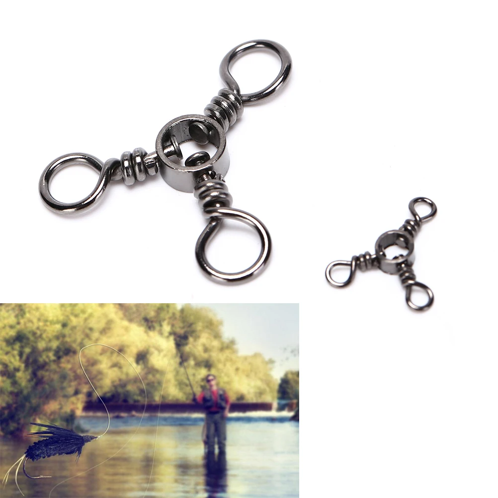 10pcs/lot Fishing 3-way Swivels Barrel Swivels Fishhooks Fishing Lures Bait Hooks Fishing Accessoies Size 3# 9#
10pcs/lot Fishing 3-way Swivels Barrel Swivels Fishhooks Fishing Lures Bait Hooks Fishing Accessoies Size 3# 9#