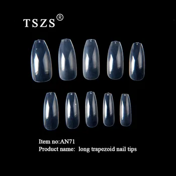 1bag/lot Full Cover Acrylic False Nail Long Ballerina Coffin Shape Clear Natural Fake Art Tip
1bag/lot Full Cover Acrylic False Nail Long Ballerina Coffin Shape Clear Natural Fake Art Tip