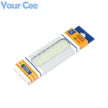 5 pcs Solderless Prototype Experiment Test DIY Breadboard MB-102 830 Point Tie-points 165X55X8.5mm for Arduino Electronic Kit
5 pcs Solderless Prototype Experiment Test DIY Breadboard MB-102 830 Point Tie-points 165X55X8.5mm for Arduino Electronic Kit