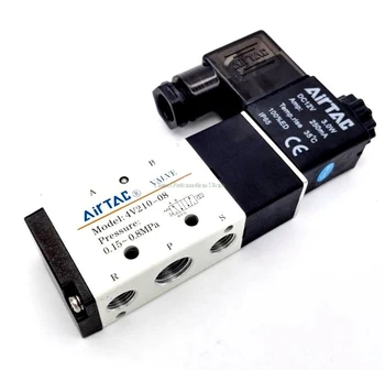 Free Shipping 5 Way 2 Position 1/4'' Airtac Solenoid Valve 4V210-08 DC24V DC12V AC110V AC220V
Free Shipping 5 Way 2 Position 1/4'' Airtac Solenoid Valve 4V210-08 DC24V DC12V AC110V AC220V