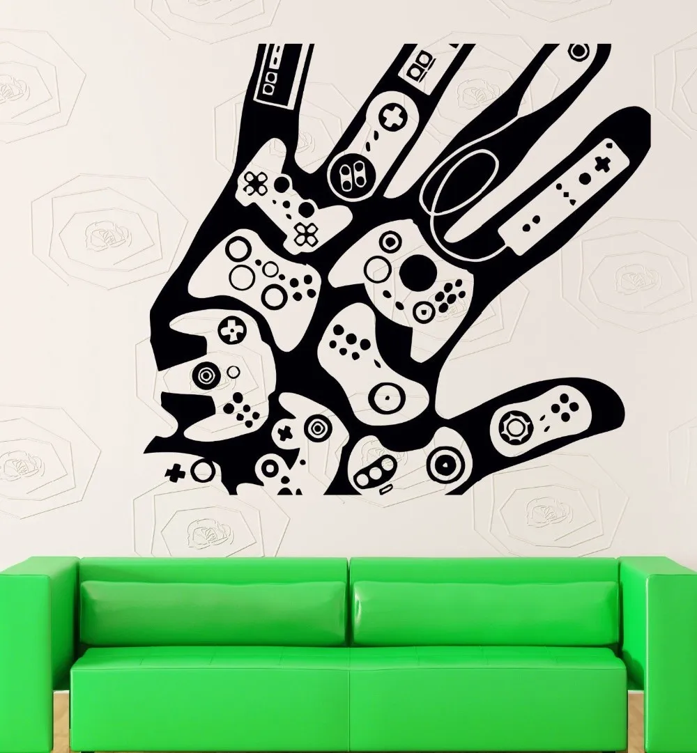New creative Removable Vinyl Decal Video Games Gamer Xbox Playstation Decor art Wall Stickers home decoration boys room
New creative Removable Vinyl Decal Video Games Gamer Xbox Playstation Decor art Wall Stickers home decoration boys room