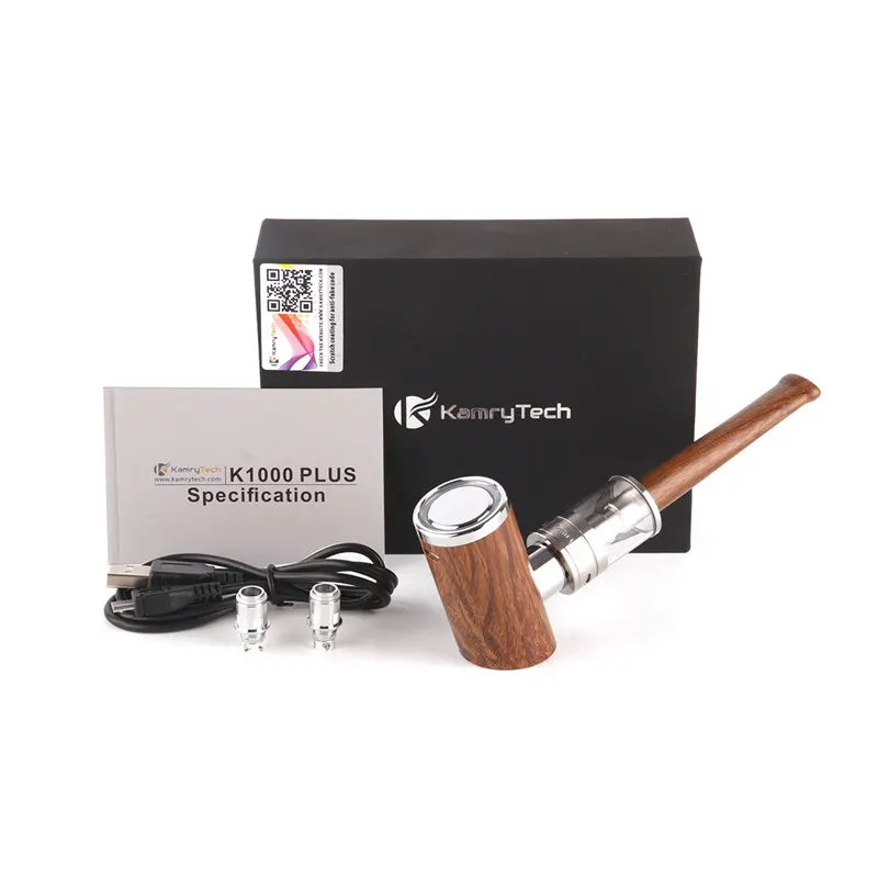 Kamry K1000 Plus E-Pipe kit Electronic Hookah Pen 1100mAh Power E Pipe Electronic Cigarette Vaporizer with atomizer Drip tip
Kamry K1000 Plus E-Pipe kit Electronic Hookah Pen 1100mAh Power E Pipe Electronic Cigarette Vaporizer with atomizer Drip tip