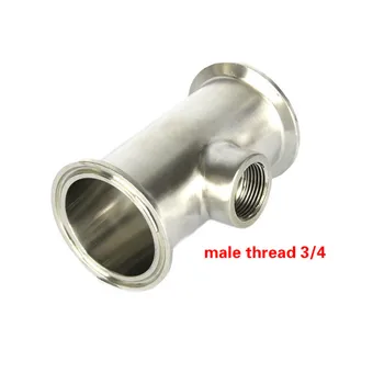 304 stainless steel three-way valve for home brew beer quick connect beer column 3/4 male thread
304 stainless steel three-way valve for home brew beer quick connect beer column 3/4 male thread